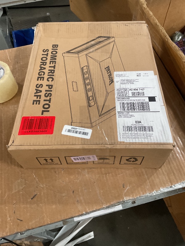 Photo 1 of [ 30% Larger capacity ]Gun Safe for Pistols, Biometric Handgun Safe box, Mounted Handgun Safe Quick Access Security Safe with Fingerprint Keypad Lock for Home nightstand