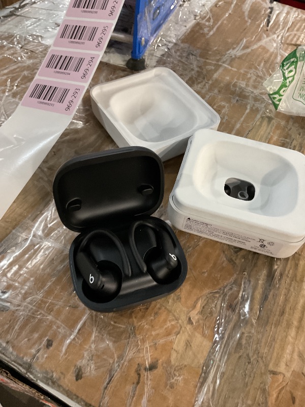 Photo 1 of ***(PARTS ONLY/ MAJOR DAMAGE/ NON FUNCTIONAL)***Beats Powerbeats Pro 2 - Wireless Noise Cancelling Workout Earbuds with Secure- Fit Earhooks, Up to 45-Hour Battery with Charging Case, Sweat & Water Resistant, Heart Rate Monitoring - Jet Black