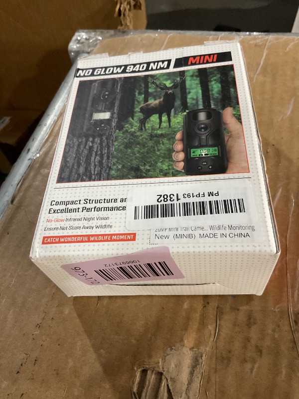 Photo 1 of ****CHARGING PORT IS BROKEN*** OUTDOOR EXPERT 20MP MINI Trail Camera,1080P Hunting Trail Camera with No Glow 940nm Night Vision Motion Activated IP66 Waterproof,80ft Illumination Range Hunting Game Cam for Wildlife Monitoring