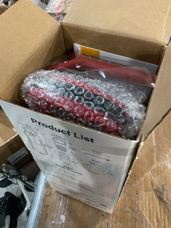 Photo 1 of ***(HEAVILY USED/ MINOR DAMAGE)***ONCE FOR ALL Safe Mandoline Slicer For Kitchen, Biger Size, Adjustable Vegetable Chopper Food Slicer Potato French Fry Cutter with Peeler, Detachable, Kitchen Chopping Artifact (Red)