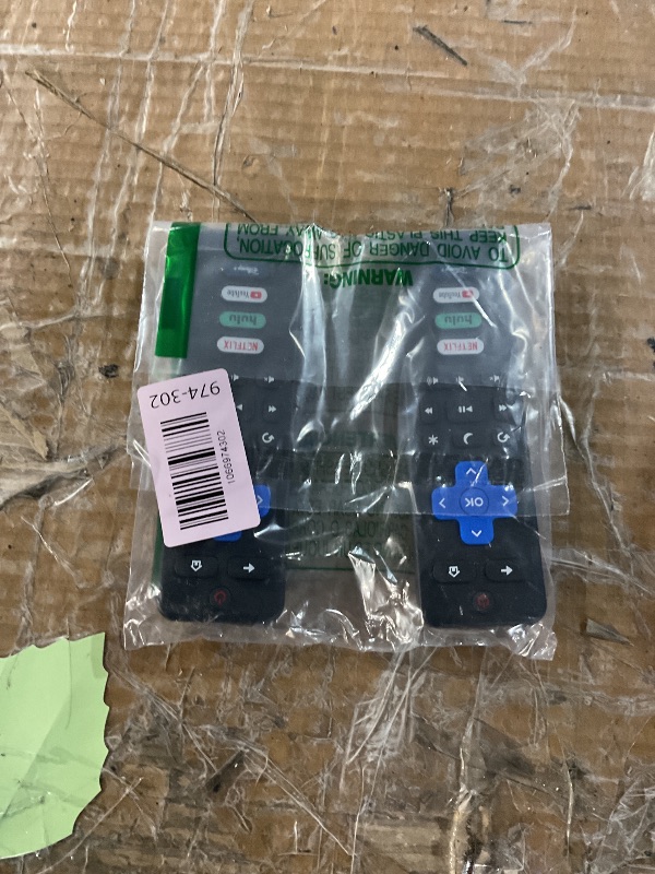 Photo 1 of (Pack of 2) Replacement for Roku-TV-Remote-Control, for TCL Roku/Onn Roku/Hisense Roku/Sharp Roku/Philips Roku Series Smart TVs (Not for Roku Stick, Box, Premiere and Players)