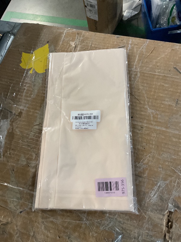 Photo 1 of ***STOCK IMAGE FOR REFERENCE***
QZYL 4 PCS Picnic Table Cover, 54 x 108 Inches Plastic Disposable Tablecloth, Ivory Smooth Rectangle Tablecloth, Indoor or Outdoor Parties Birthdays Wedding Decor, Leakproof and Waterproof