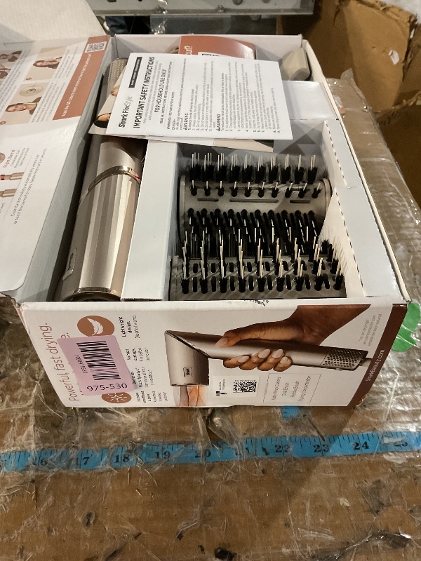 Photo 1 of ***(MISSING PARTS)***Shark HD430 FlexStyle Air Styling & Drying System, Powerful Hair Dryer Brush & Multi-Styler with Auto-Wrap Curlers, Paddle Brush, Oval Brush, Concentrator Attachment, Stone