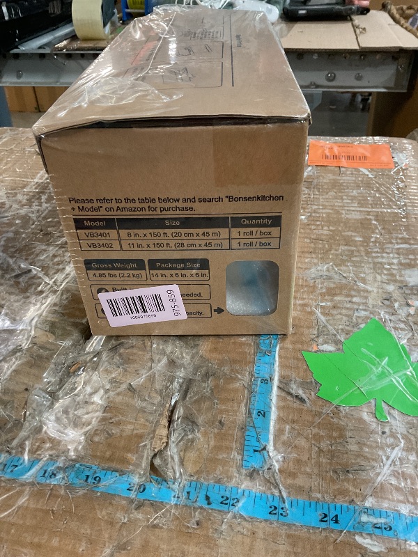 View 2 of **** Factory sealed [2025 New] Bonsenkitchen 11” x 150’ Vacuum Sealer Bags Rolls with Cutter for Food Storage, Commercial Grade, BPA Free, Great for Meal Prep and Sous Vide Cooking