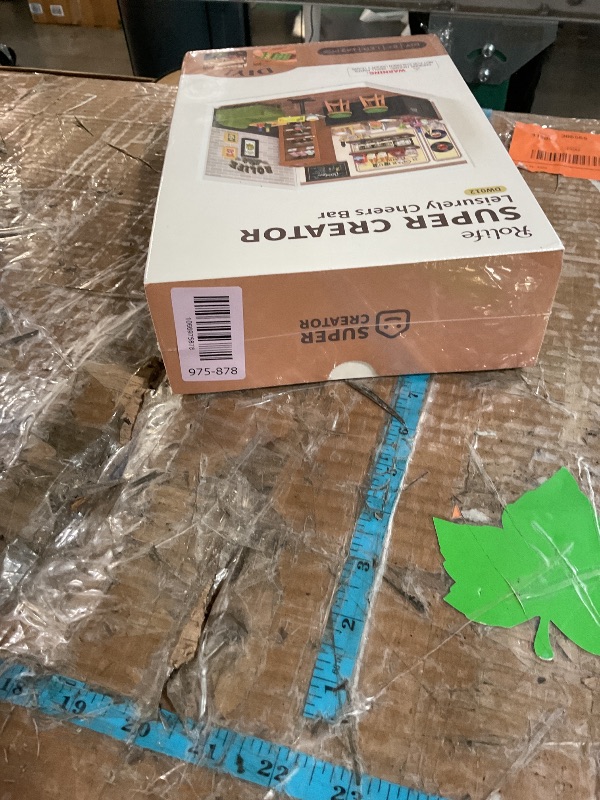 Photo 1 of **** Factory sealed.  Miniature House Kit DIY Plastic House Building Toy Set with LED Tiny Store Making Kit Model Craft Hobby Unique Gift (Leisurely Cheers Bar)