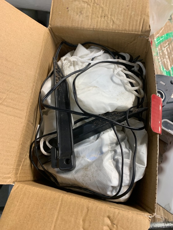 Photo 1 of ***(HEAVILY USED/ MINOR DAMAGE)***5Ft Christmas Inflatables Outdoor Decorations, Christmas Blow up Snowman with LED Lights, Winter Outside Decor for Holiday Party Yard Patio Garden Lawn, Xmas Tree