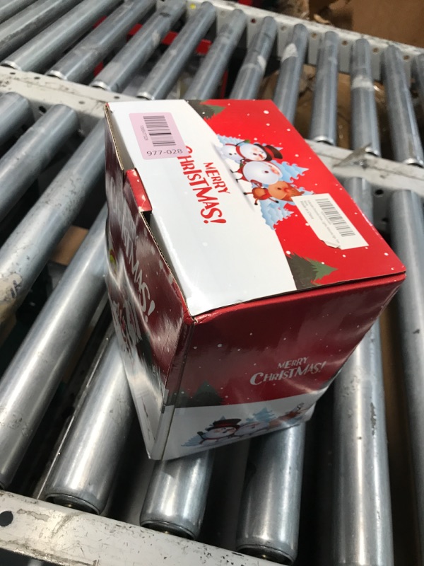 Photo 1 of ***(HEAVILY USED/ MINOR DAMAGE)***5Ft Christmas Inflatables Outdoor Decorations, Christmas Blow up Snowman with LED Lights, Winter Outside Decor for Holiday Party Yard Patio Garden Lawn, Xmas Tree