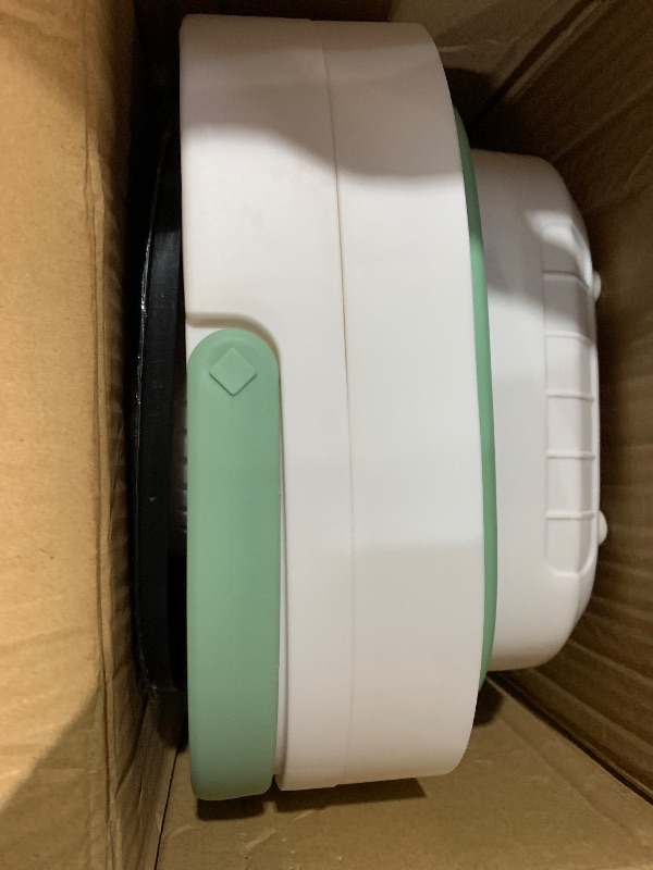 Photo 1 of ***MISSING POWER CORD***
Portable Washing Machine 16L Mini Laundry Washer 3 Modes with Spin Basket Laundry Machine Cleaning Depth Underwear,Baby Clothes Small Shirt for Apartments Dormitories Hotels and Camping (Green)