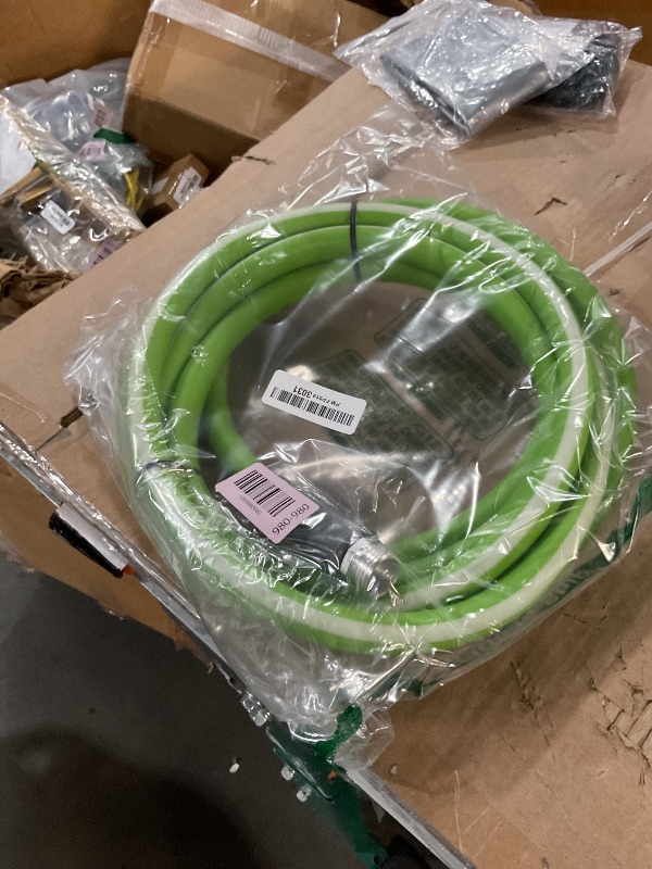 Photo 1 of ***STOCK IMAGE FOR REFERENCE***
Eastman 12 Feet Rubber Utility Flex Hose, 3/4 Inch FHT x 3/8 Inch Open Connection, Dehumidifier, Black, 60309