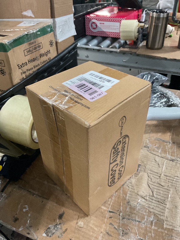 Photo 1 of (4-Pack) Large Outdoor Extension Cord Plug Protector with Latches, Capsule Shaped Protector with Large Compartment for AWG12/14/16 Cords, Water-Resistant Holder for String Lights and Wires (Green)