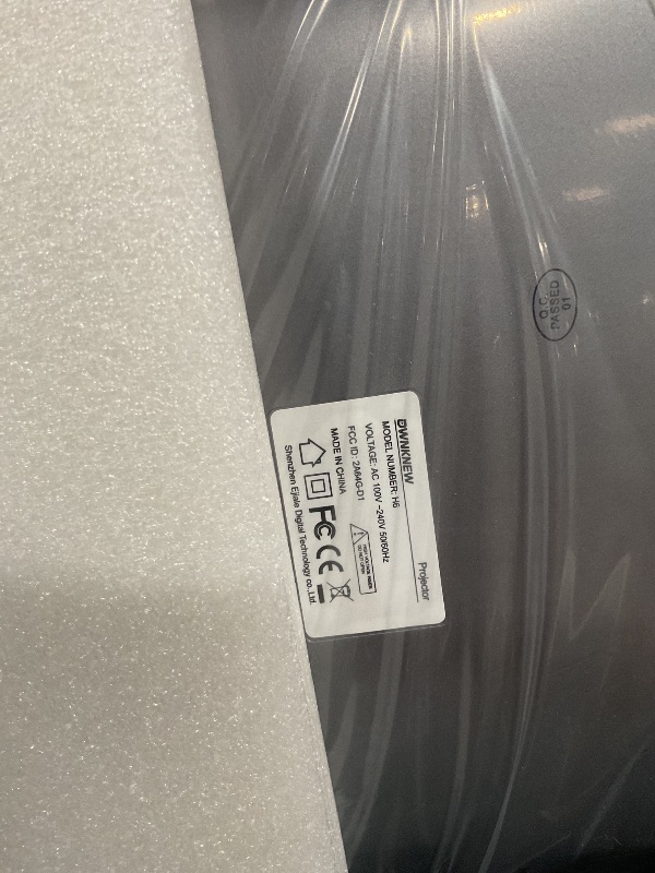 Photo 1 of ?Buit-in Google TV & Voice Control?Smart Projector with WiFi 6 and Bluetooth, 4K Support Movie Outdoor Projectors Compatible with Netflix/Prime Video/YouTube, Auto Focus Home Proyector (Grey)