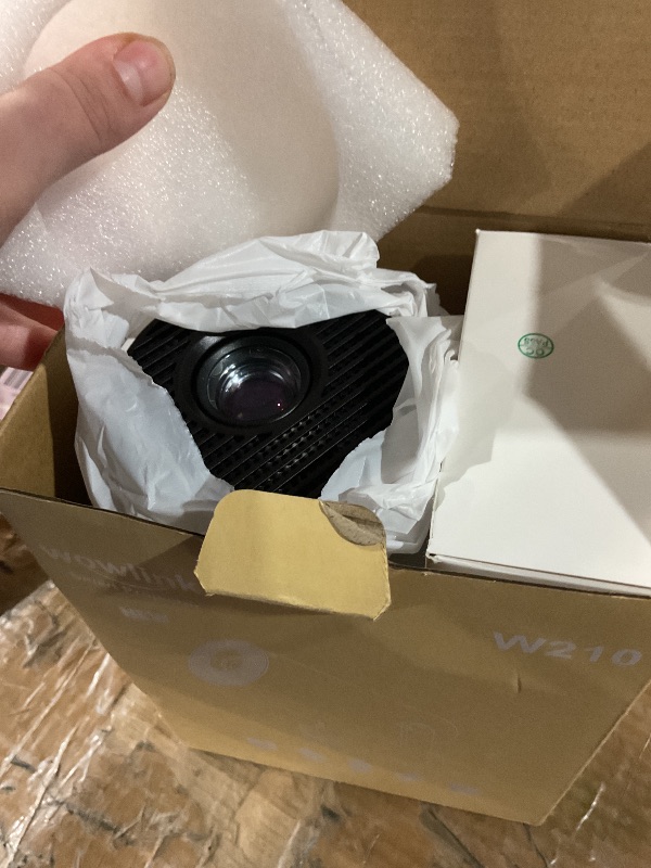 Photo 1 of [Built-in Apps & 2026 Upgraded] Mini Projector with WiFi 6 and Bluetooth 5.4 Support 4K 1080P Auto Keystone 180° Rotatable Projector Portable Compatibile with HDMI/TV Stick/Memory Stick/Laptop, White