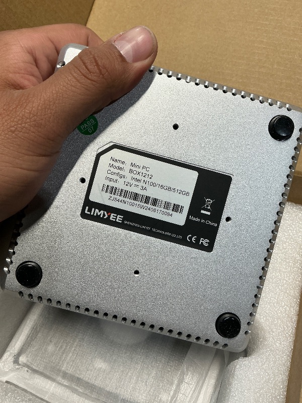 Photo 1 of ***PARTS ONLY***

Mini PC Windows 11 Pro, Intel Alder Lake-N100 (3.4GHz) processor 16GB DDR5 512GB M.2 SSD, support dual display synchronous/asynchronous, mini games suitable for office business games home