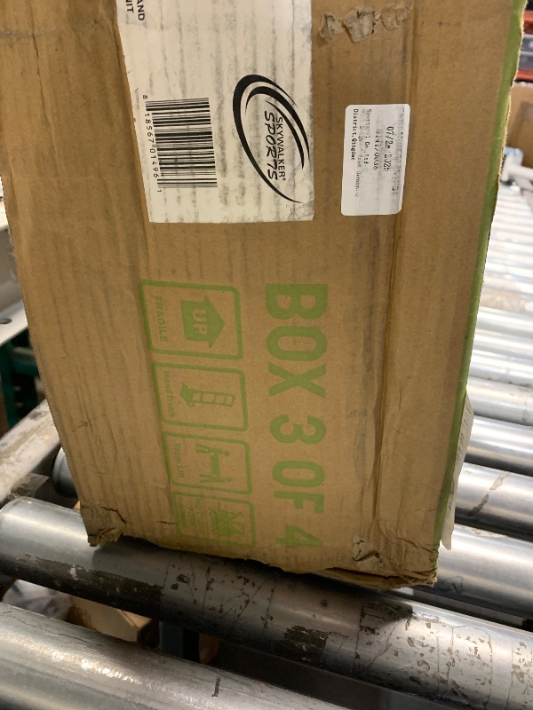 Photo 1 of ***BOX 3 and 2 OF 4***PRICE ADJUSTED***Skywalker Sports 40 Foot Competitive Batting Cages for Backyard or Indoor Baseball and Softball Collapsible Black Frame and Net