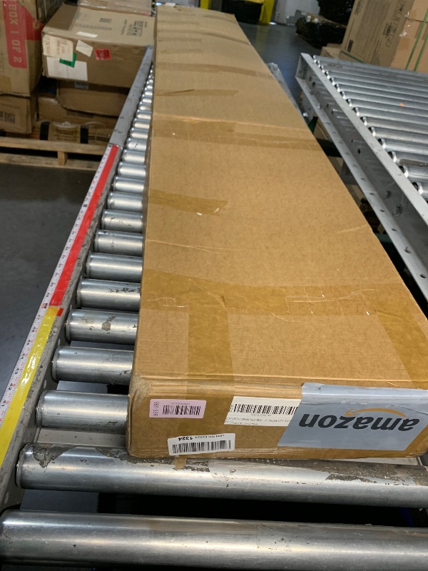 Photo 1 of ***MISSING PARTS***
ROYMELO 28x84 Inch White Sliding Barn Door Slab with 5ft Hardware Kit Included, 5-Panel, MDF Wood Panel Covered with Water-Proof Scratch-Proof PVC Surface, Simple DIY Assembly