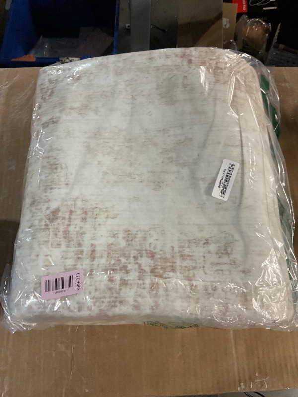 Photo 1 of Area Rug 5x7 Vintage Rugs: Washable Living Room Rug Retro Medallion Distressed Large Rug Soft Low Pile Non-Slip Rugs Indoor Floor Carpet for Bedroom Kitchen Nursery Dining Table Office (Beige/Brown)