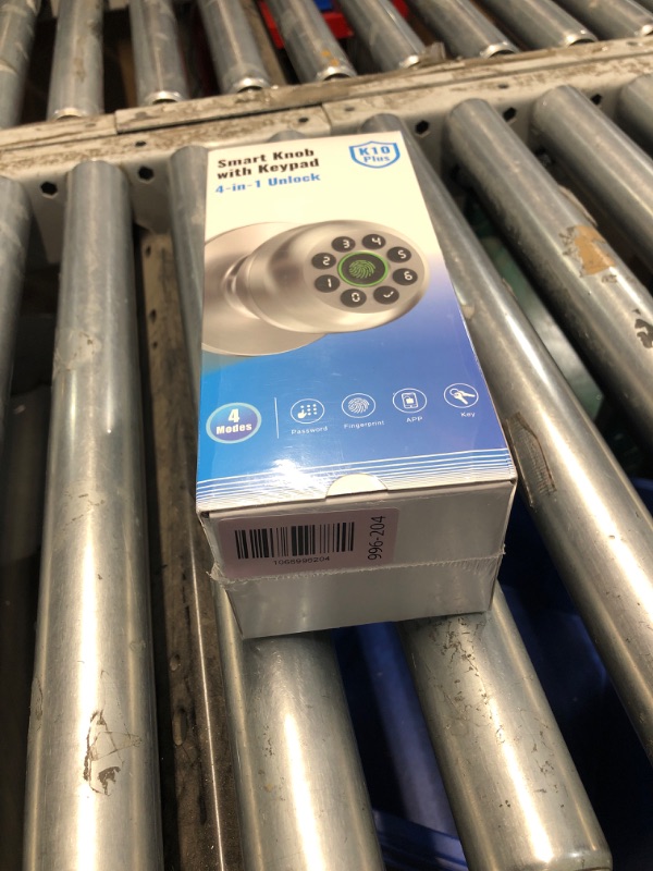 Photo 1 of ***FACTORY SEALED*** Fingerprint Door Lock, Smart Fingerprint Door Knob with Keypad, Biometric Door Lock with App Control, Auto Lock Door Lock with Code, Keyless Door Knob with Lock for Bedroom, Home,Office-Satin Nickel