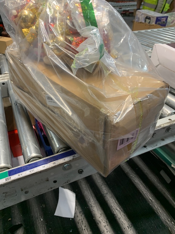 Photo 1 of [ 71 Ornaments ] 4 Ft Mini Artificial Christmas Tree with 100 Warm White Light 3D Star Merry Christmas Sign Ball Bow Deer Snowflake Gift Box Timer Battery Operated Xmas Tree for Indoor Home Decoration