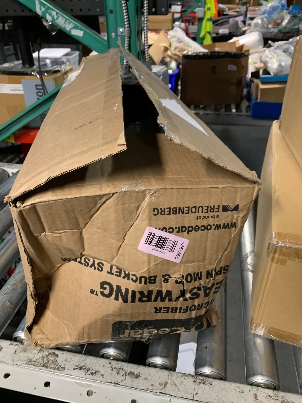 Photo 1 of (MISSING MOP) O-Cedar EasyWring Microfiber Spin Mop, Bucket Floor Cleaning System, Red, Gray, Standard