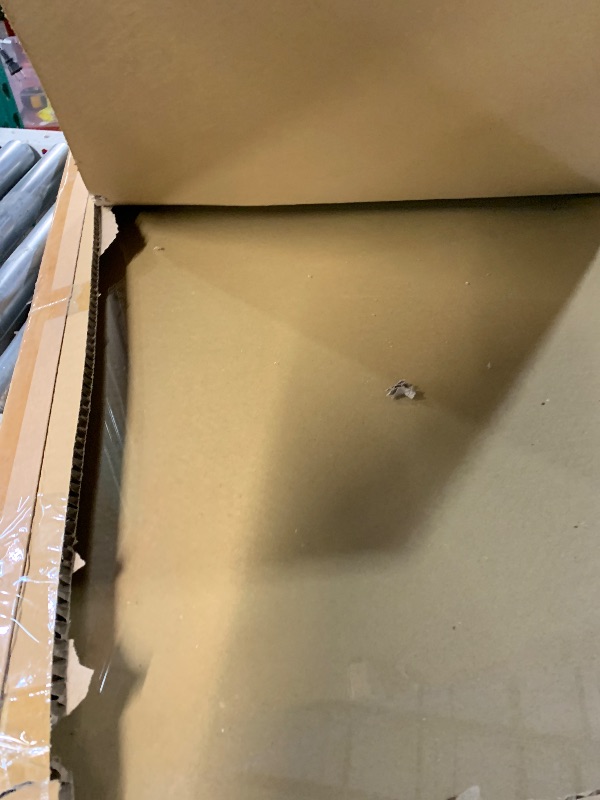 Photo 1 of [Tempered Glass] 40" x 80" Glass Chair Mat, 1/5" Thick Office Chair Mat for Carpet or Hardwood Floor, Heavy Duty Hard Chair Mats with Round Corner and Polished Edge, Carpeted Floor Protector