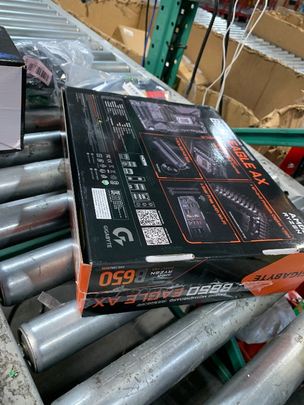 Photo 1 of ***chips and cracks***GIGABYTE B650 Eagle AX AM5 LGA 1718 AMD B650 ATX Motherboard, DDR5, Triple M.2 (1x PCIe 5.0 M.2 + 2X PCIe 4.0 M.2), USB 3.2 Gen2x2 Type-C, AMD Wi-Fi 6E, Realtek GbE LAN
