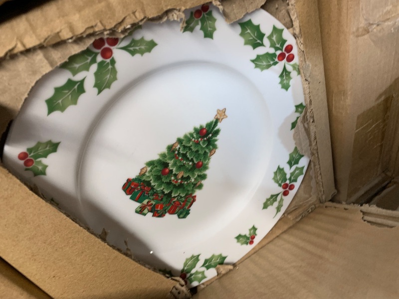 Photo 1 of (stock photo for reference)
christmasHomeVss Rock Ridge Speckled Stoneware Dinnerware Set (12pc Set, Ruby and Ivory)