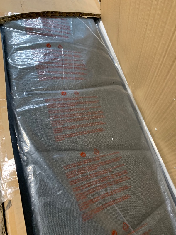 Photo 1 of ***Missing hardware***
LIKIMIO King Bed Frame, Storage Headboard with Charging Station, Solid and Stable, Noise Free, No Box Spring Needed, Easy Assembly (Walnut and Beige)