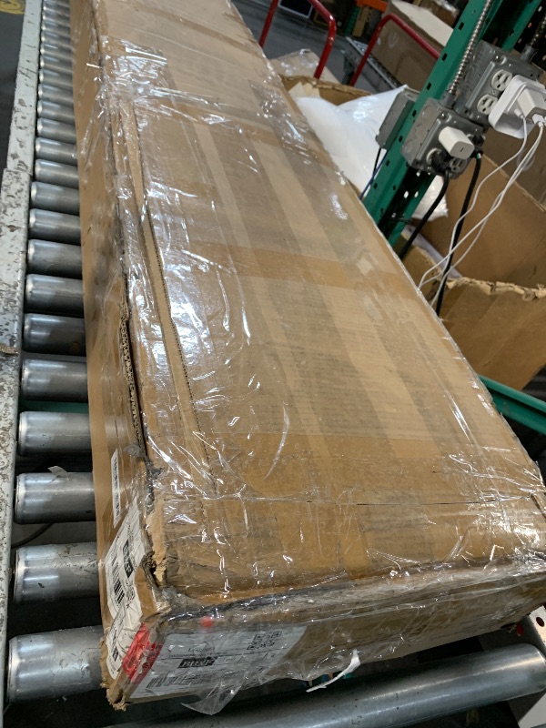 Photo 1 of ***Missing hardware***
LIKIMIO King Bed Frame, Storage Headboard with Charging Station, Solid and Stable, Noise Free, No Box Spring Needed, Easy Assembly (Walnut and Beige)