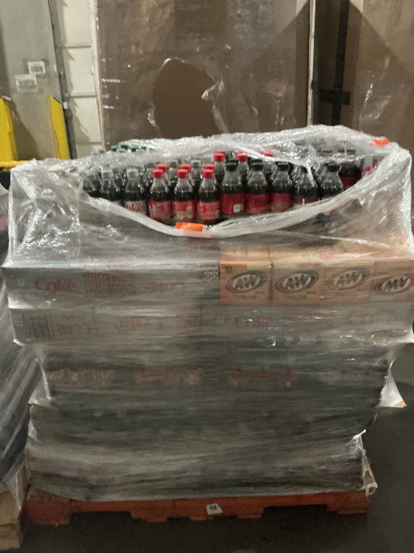 Photo 1 of ***NONREFUNDABLE***
***6 MONTHS PAST EXPIRATION DATE***
Pallet of different Coca Cola products different exp dates