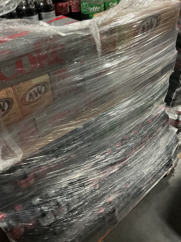 Photo 1 of ***NONREFUNDABLE***
***6 MONTHS PAST EXPIRATION DATE***
Pallet of different Coca Cola products different exp dates