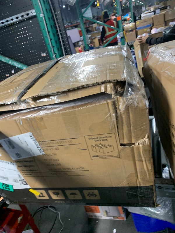 Photo 1 of (1OF2)
COLAMY Push Back Recliner Chair Set of 2, Upholstered Leather Recliner with Footrest 105-135 Degree Adjustable, Comfy Modern Wingback Recliner for Living Room, Bedroom,Small Spaces, Camel