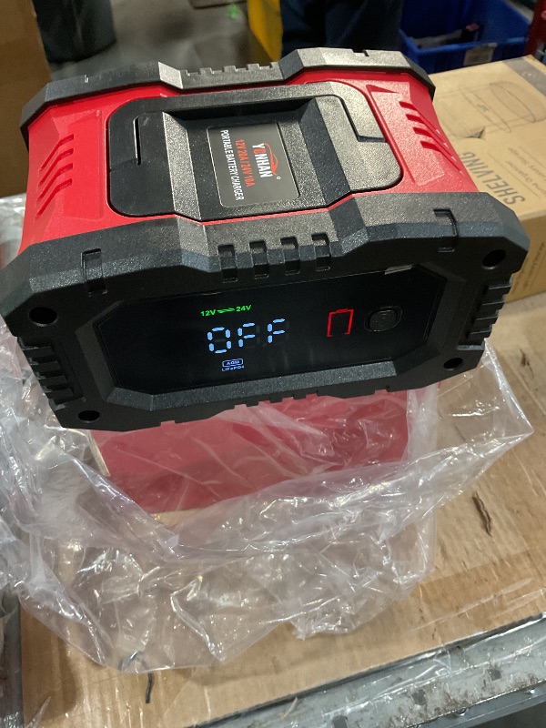 Photo 1 of **TURNS ON, MIGHT HAVE ISSUES WITH FUNCTIONALITY**
YONHAN Battery Charger 20A 12V/24V LiFePO4 Lead Acid Fully Automatic Battery Maintainer, Car Battery Trickle Charger Automotive w/Repair, Winter Mode, for AGM, STD, Gel, Deep Cycle Batteries