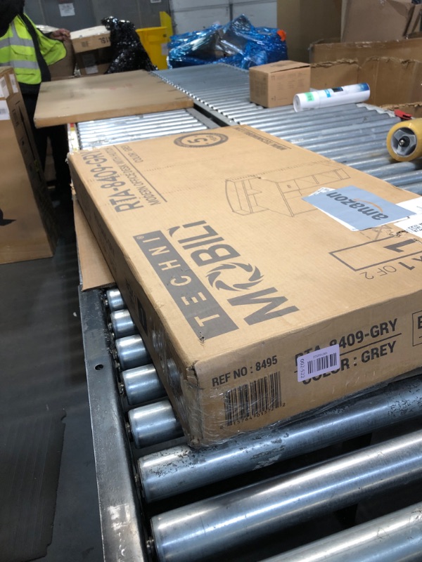 Photo 1 of ****Partial Set Box 1 ONLY****
Techni Mobili Modern Office Hutch Writing Desk, Grey