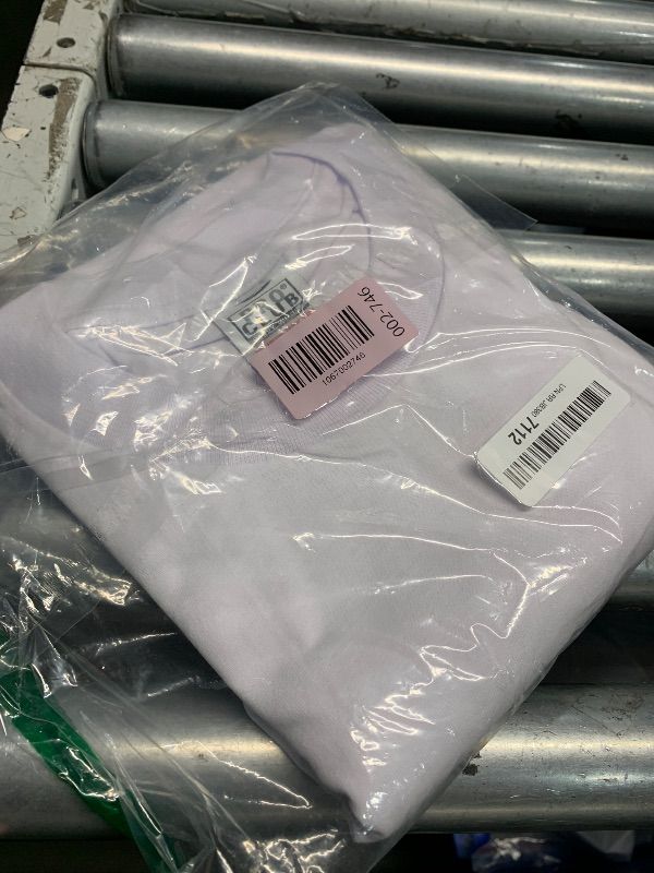 Photo 1 of (ONLY 2) Pro Club Men's Heavyweight Cotton Short Sleeve Crew Neck T-Shirt, White, 4XL-Tall