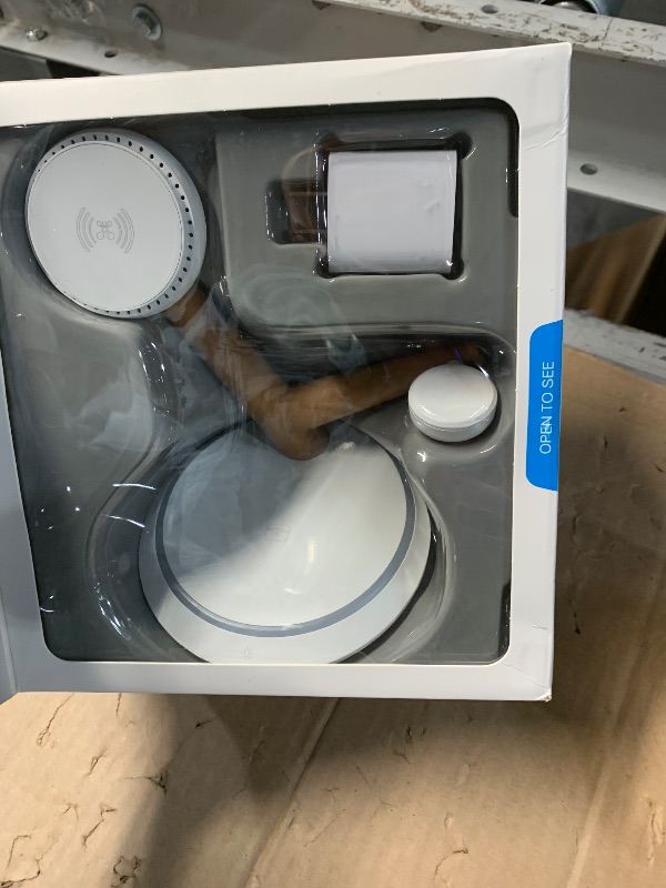 Photo 1 of ***STOCK PHOTO FOR REFERENCE ONLY***ATOMI 3 in 1 Wireless Charger Stand, Desktop Charging Station - 15W, Magnetically Attached Charging Pad, Automatic Induction Identification Charging with Qi-Certified,A