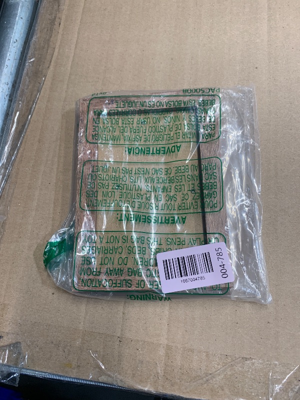 Photo 1 of ***** photos for reference ****3.5x5 Picture Frame Wood. No Paint. Protection Panel Plastic Material. Suitable for Desktop and Wall.