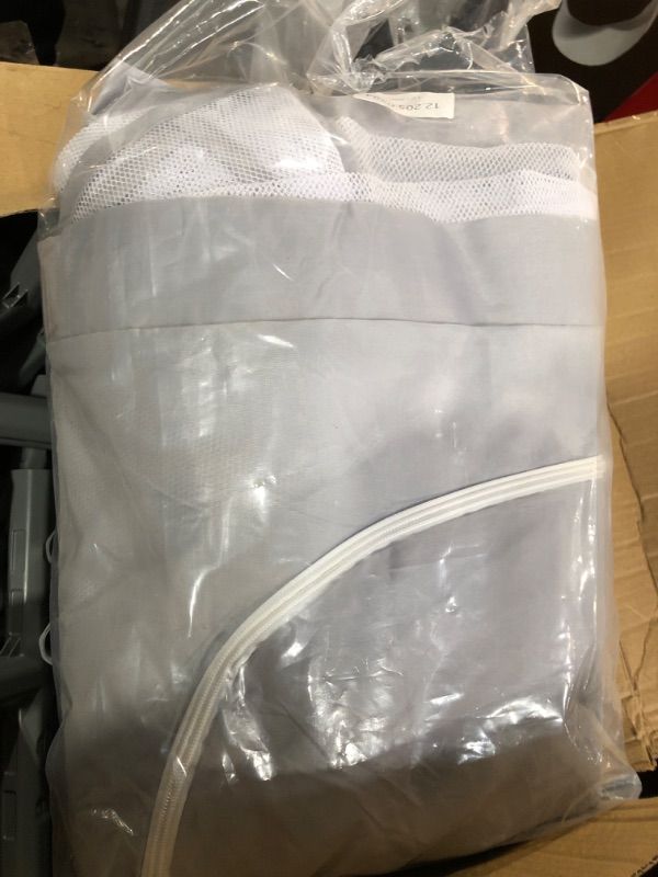 Photo 1 of ***MINOR DAMAGED - SEE NOTES/PICTURES***
XVISHX 65 x 50 Inch Baby Playpen with Mat, Playpen for Babies and Toddlers, Baby Play Pen Playard for Indoor & Outdoor Active Center Game Fence, Skin-Friendly Fabric and Soft Breathable Mesh, Grey