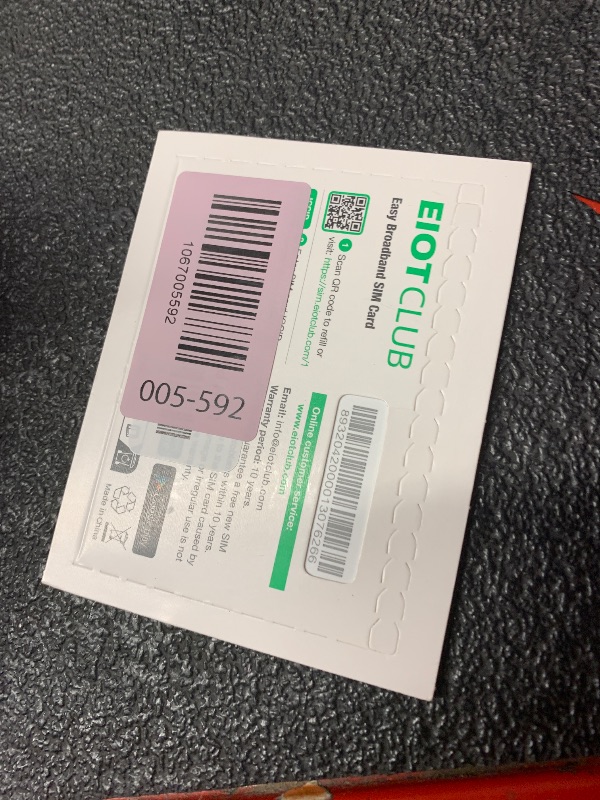 Photo 1 of ***FACTORY SEALED***EIOTCLUB Data Only SIM Card - Ideal for Mobile WiFi Hotspots, Routers, USB Sticks, Laptops, Tablets, No Contract | 5G/4G LTE Network in USA Coverage | 3-in-1 SIM Card
