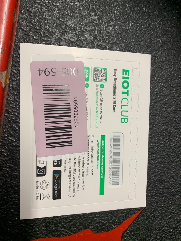 Photo 1 of ***FACTORY SEALED***EIOTCLUB Data Only SIM Card - Ideal for Mobile WiFi Hotspots, Routers, USB Sticks, Laptops, Tablets, No Contract | 5G/4G LTE Network in USA Coverage | 3-in-1 SIM Card