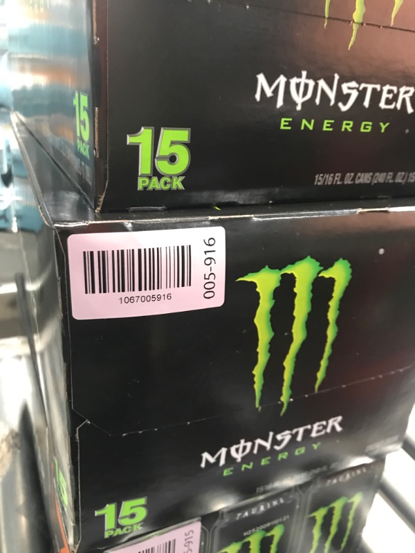 Photo 1 of ***FACTORY SEALED, EXP. AUG 20, 2025***Monster Energy Drink, Green, Original, 16 Ounce