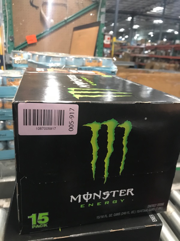 Photo 1 of ***FACTORY SEALED, EXP. AUG 20, 2025***Monster Energy Drink, Green, Original, 16 Ounce