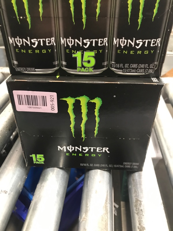 Photo 1 of ***FACTORY SEALED, EXP. AUG 20, 2025***Monster Energy Drink, Green, Original, 16 Ounce