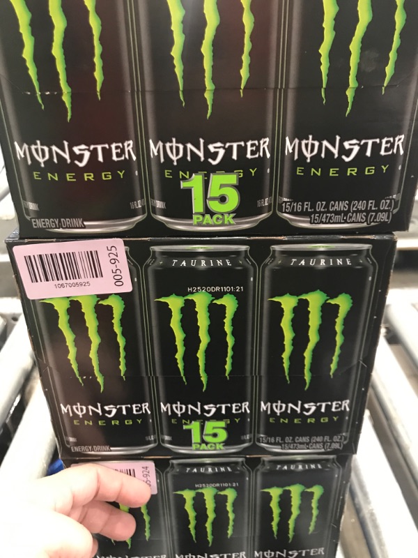 Photo 1 of ***FACTORY SEALED, EXP. AUG 20, 2025***Monster Energy Drink, Green, Original, 16 Ounce