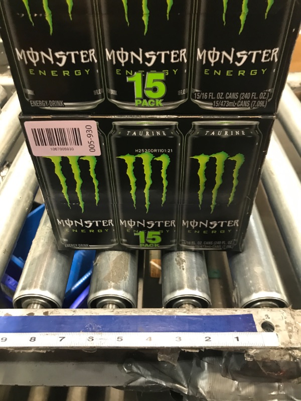 Photo 1 of ***FACTORY SEALED, EXP. AUG 20, 2025***Monster Energy Drink, Green, Original, 16 Ounce