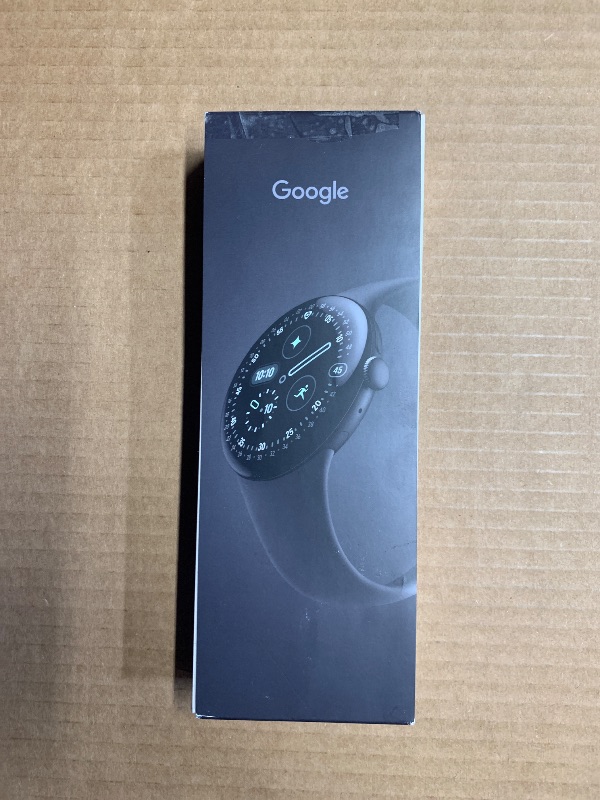 Photo 1 of ***PARTIAL SET - PRICE ADJUSTED - WATCH IS LOCKED TO PREVIOUS USER ***
Google Pixel Watch 4 (45mm) - Android Smartwatch - Heart Rate and Sleep Tracking - 40-Hour Battery - Fitness Tracking - Google AI - Matte Black Aluminum Case - Obsidian Active Band - L