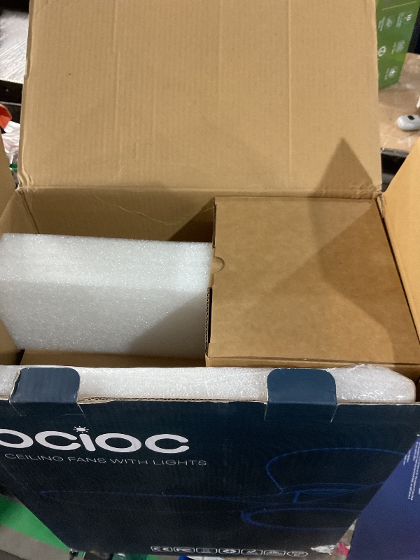 Photo 1 of ocioc Quiet Ceiling Fan with LED Light DC motor 32 inch Large Air Volume Remote Control for Kitchen Bedroom Dining room Patio