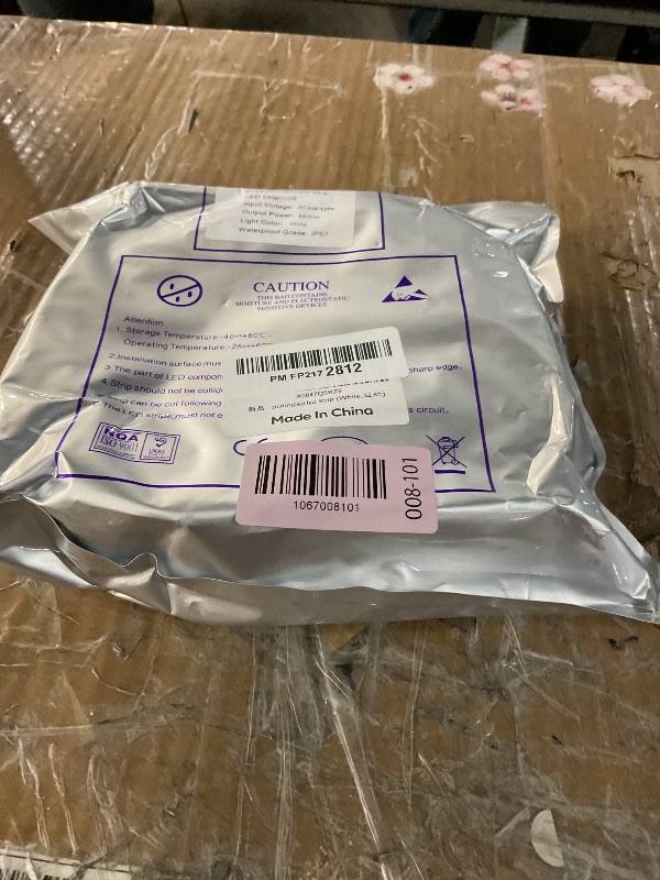 Photo 1 of ***LIKENEW/OPEN BOX***
pcningled AC 120V LED Strip Lights 10M 32.8ft Warm White, IP67 Waterproof LED Light Strip Dimmable Strips Rope Lights for Kitchen Cabinets Indoor Use, Hardwired Installation (White, 32.8ft)