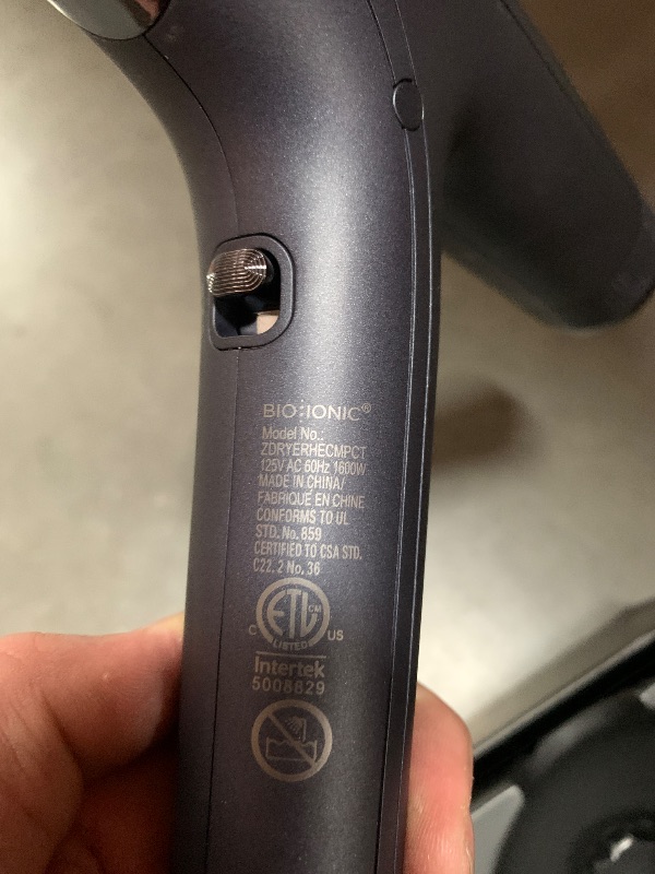 Photo 1 of ***MISSING 1 ATTACHMENT***
Bio Ionic SMART-X Hair Dryer with Diffuser, High-Efficiency Blow Dryer with 3 Heat & 3 Speed Settings, Gently Dries, Defines & Reduces Frizz, Self-Cleaning Function, Alpine White