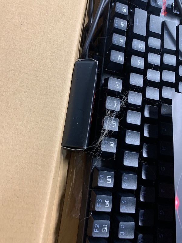 Photo 1 of ***(PARTS ONLY/ HEAVILY USED/ NON FUNCTIONAL)***Redragon Mechanical Gaming Keyboard with Red Switches, Wired Keyboard Mechanical with RGB Backlit, Fully Progammable, Durable Aluminum Frame, Anti-Ghosting for PC Windows Mac, K565, Black