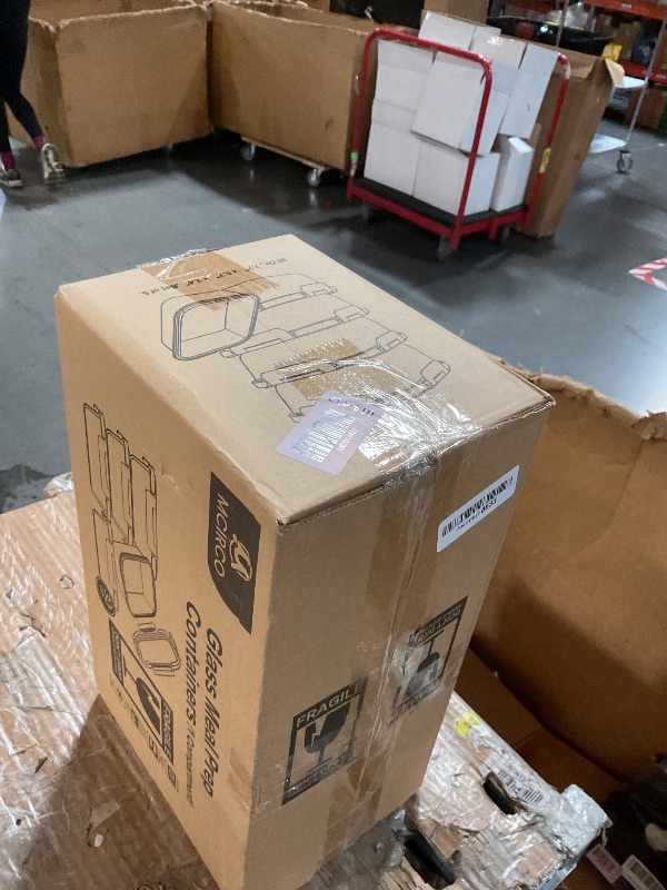 Photo 1 of [5-Packs, 30 Oz] Glass Meal Prep Containers with Snap Locking Lids Glass Food Containers,Airtight Lunch Container,Microwave, Oven, Freezer and Dishwasher